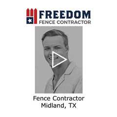 Fence contractor Midland, TX - Freedom Fence &Services