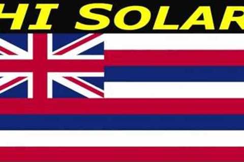 Hawaii Solar Panels in Hawaii - Solar