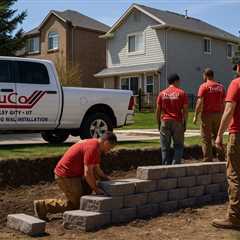 West Valley City Utah Retaining Wall Installation