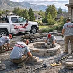 Provo Utah Fire Pit Installation