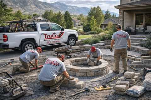 Provo Utah Fire Pit Installation