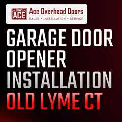 Garage door opener installation Old Lyme CT