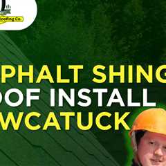 Asphalt shingle roof install Pawcatuck