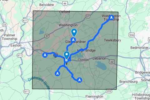 Seamless gutters Hampton, NJ - Google My Maps