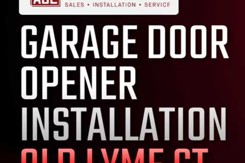 Garage door opener installation Old Lyme CT