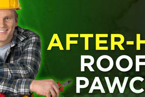 After-hours roof leak Pawcatuck