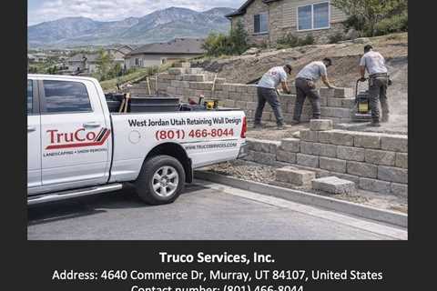 West Jordan Utah Retaining Wall Design