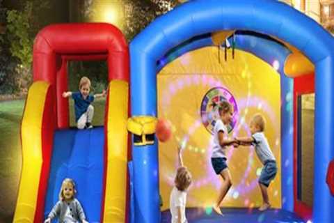 Smart Landscape Lighting Ideas for Backyard Parties With Bounce House Rentals