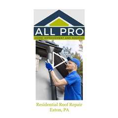 Residential Roof Repair Exton, PA - All Pro Roofing Materials