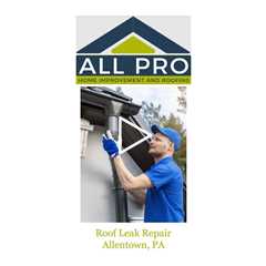 Roof Leak Repair Allentown, PA - All Pro Roof Stone Atlas